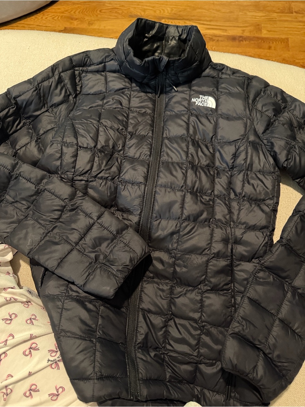 The North Face Black ThermoBall- Eco jacket.